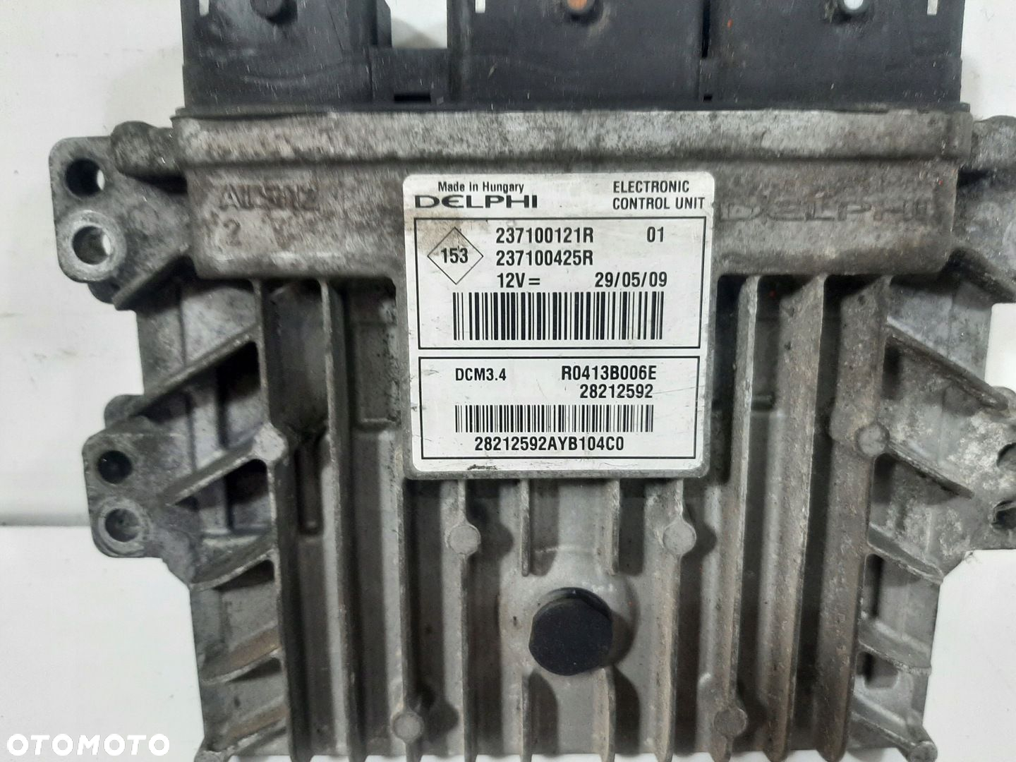 RENAULT MEGANE III GRANDTOUR 1.5DCI 09R STEROWNIK SILNIKA ZESTAW 237100121R - 3