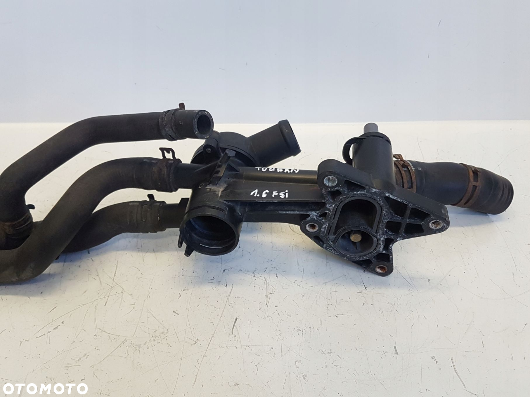 VW TOURAN 1.6 FSI OBUDOWA TERMOSTATU 03C121111E - 6