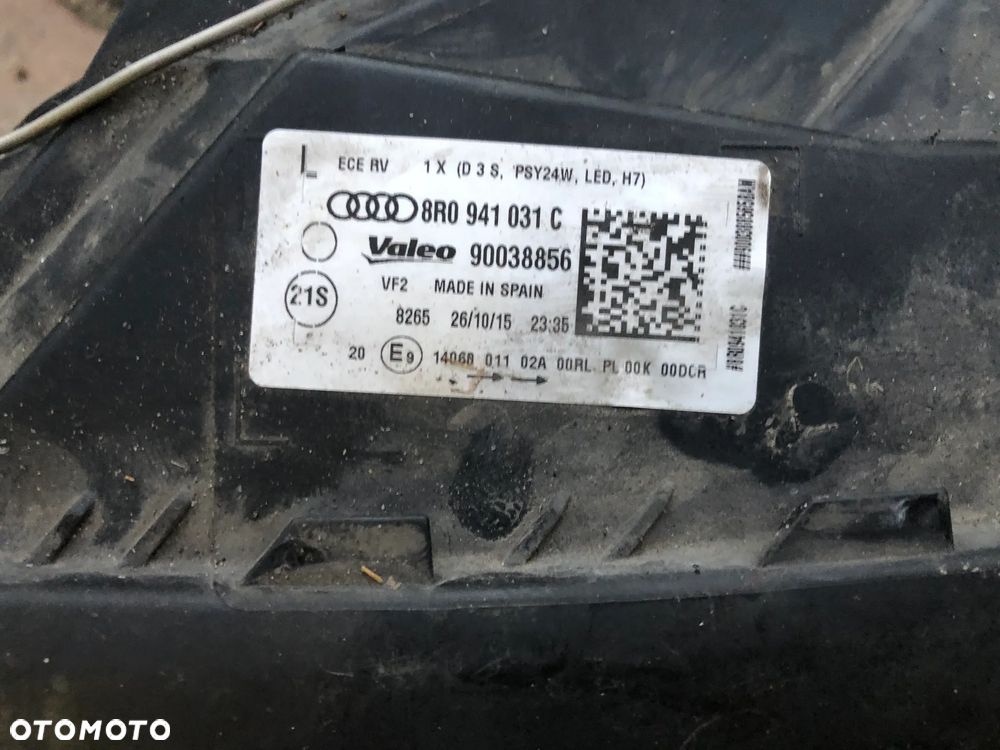 AUDI Q5 LIFT POD XENON SKRETNA LEWA 8R0 941 031C - 3