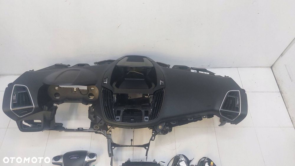 ford kuga mk2 13r> deska konsola poduszki airbag pasy komplet oryginał - 2