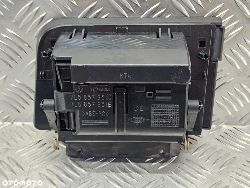 VW TOUAREG 7L 03-09R SCHOWEK POPIELNICZKA PRAWA LEWA TYŁ ANTRACYT 7L6857952 7L6857951 IDEALNA - 6