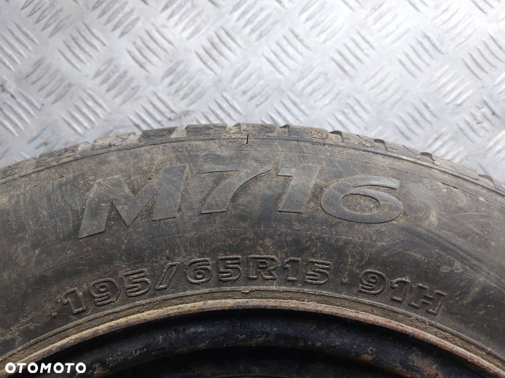 KOŁO FELGA OPONA ZAPAS 5x110 6,5Jx15 ET33 FI65,1 195/65R15 OPEL OMEGA - 5