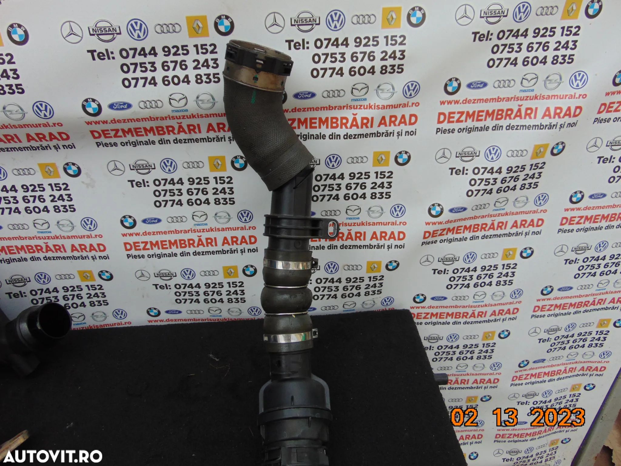 Furtun intercooler Renault 1.5 euro 6 mercedes Dacia Nissan Qashqai Duster sandero logan mcv lodgy - 1