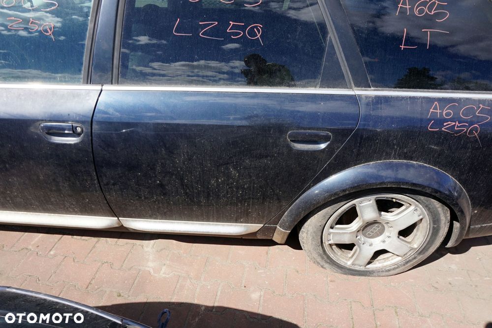 DRZWI TYLNE LEWE A6 C5 LIFT KOMBI LZ5Q  GRANATOWY AUDI 2001-2004 - 3