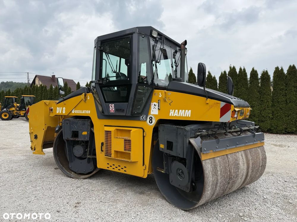 Hamm DV 8 SUPER 08V WALEC DROGOWY STALOWY / WIBRACJA OSCYLACJA / ROZSIEWACZ / ORYGINAŁ / PIĘKNY / SIEWNIK / ZRASZACZE / BOMAG DV HD 90 - 40
