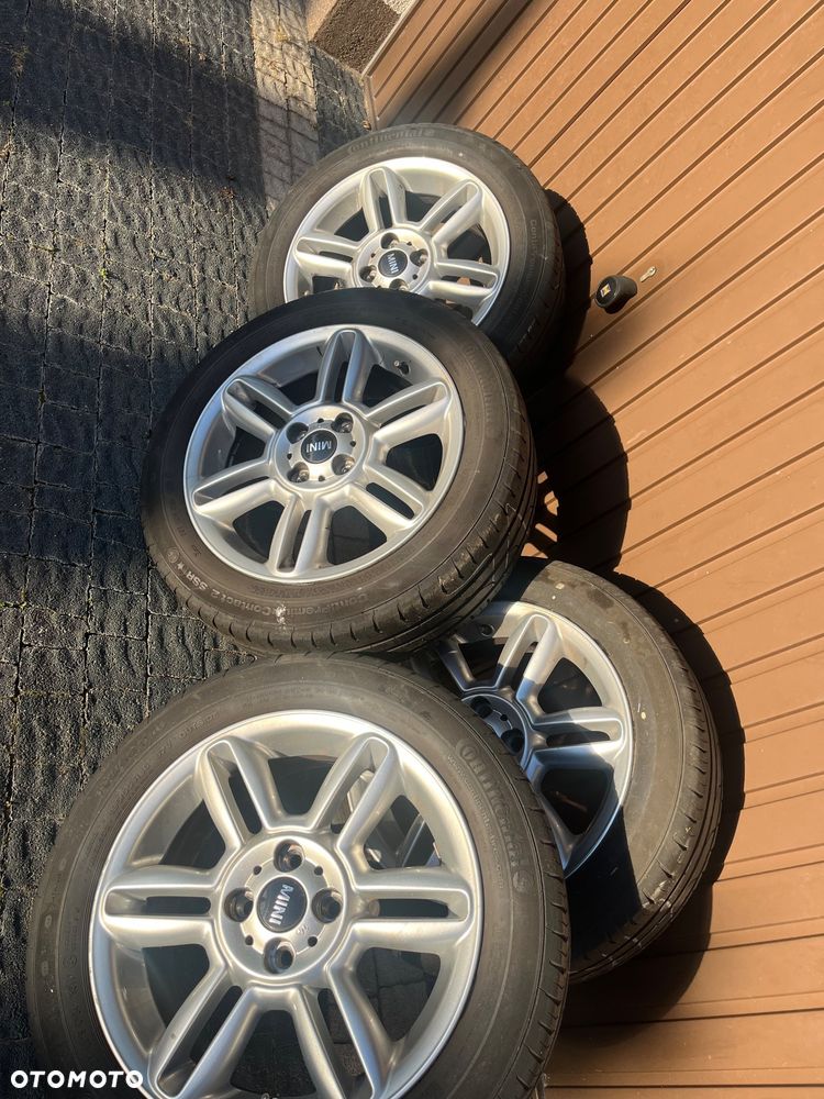 4 sztuki, 195/55 R16 Felgi aluminiowe Mini Cooper oryginał - 5