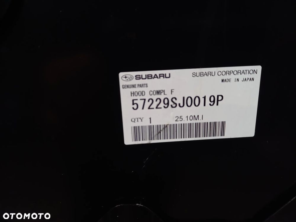 Subaru Forester V 5 maska pokrywa silnika Atrapa chrom - 12