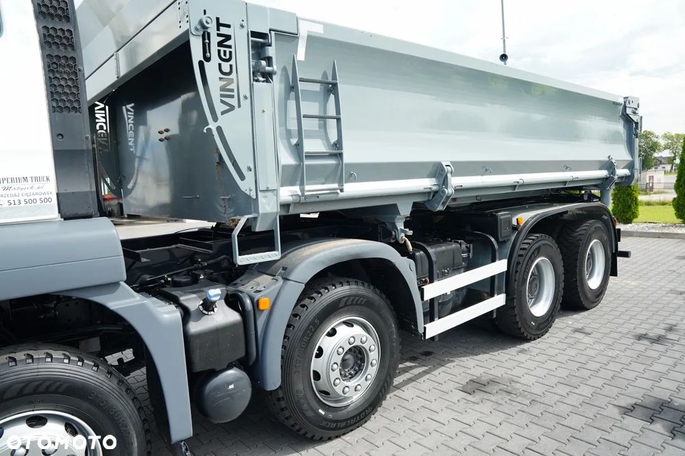 MAN TGS 35.420 / 8X4 / WYWROTKA 2 STRONNA - 6 M / HYDROBURTA / HYDROKLAPA /  BORDMATIC / EURO 6 - 19
