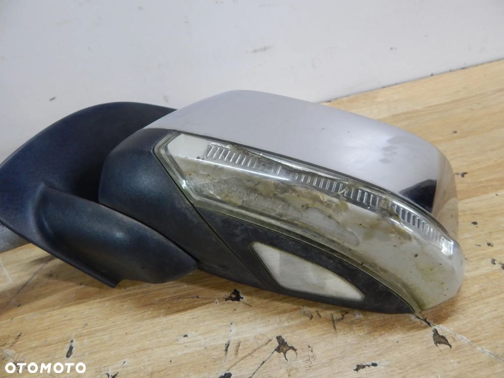 Lusterko zewnętrzne prawy lewy przód chrom Nissan Navara D40 Pathfinder R51 05-14 9 pinów Łuków części - 7