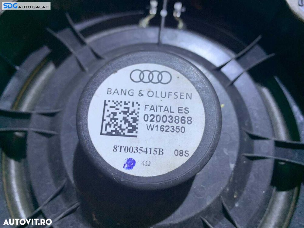 Sistem Audio Complet Boxa Boxe Difuzor Difuzoare Tweeter Amplificator Subwoofer Bang Olufsen Audi A5 2008 - 2016 Cod 8K9035382B 8T0035223AP 8T0035399 8T0035416 8K9035709 8K0035411A - 6