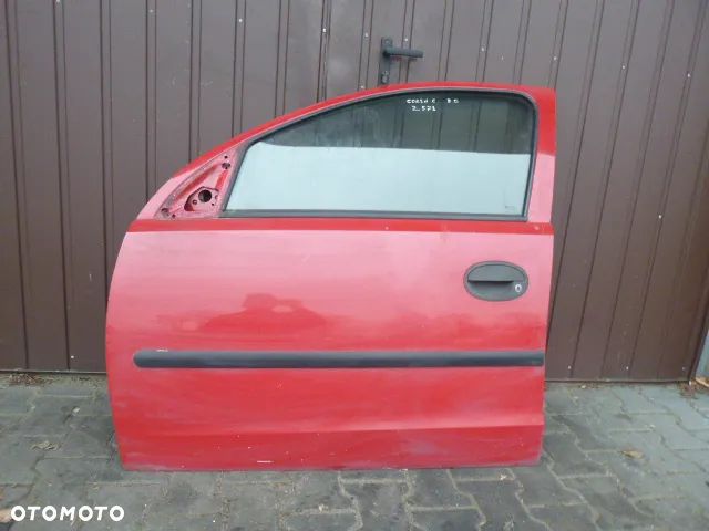 DRZWI LEWY PRZÓD LEWE PRZEDNIE KOMPLETNE OPEL CORSA C Z573 - 12