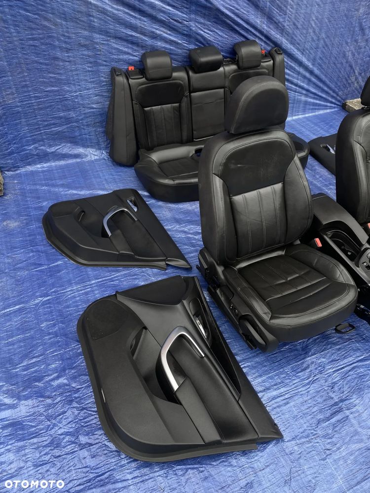 FOTEL FOTELE KANAPA BOCZKI PODŁOKIETNIK TUNEL WNĘTRZE KOMPLET CZARNE SKÓRY ELEKTRYKA PAMIĘĆ OPEL INSIGNIA A SEDAN HATCHBACK KOMBI 2009-  EUROPA - 5