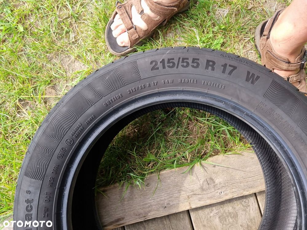 Opony letnia Continental ContiPremiumContact 5 215/55R17 94 W 2015r,4,8mmx2 - 7