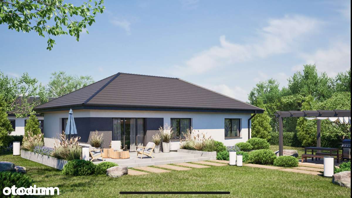 BEZ POŚREDNIKÓW- PAWĘZÓW dom jednorodzinny 90m2, działka 7 arów