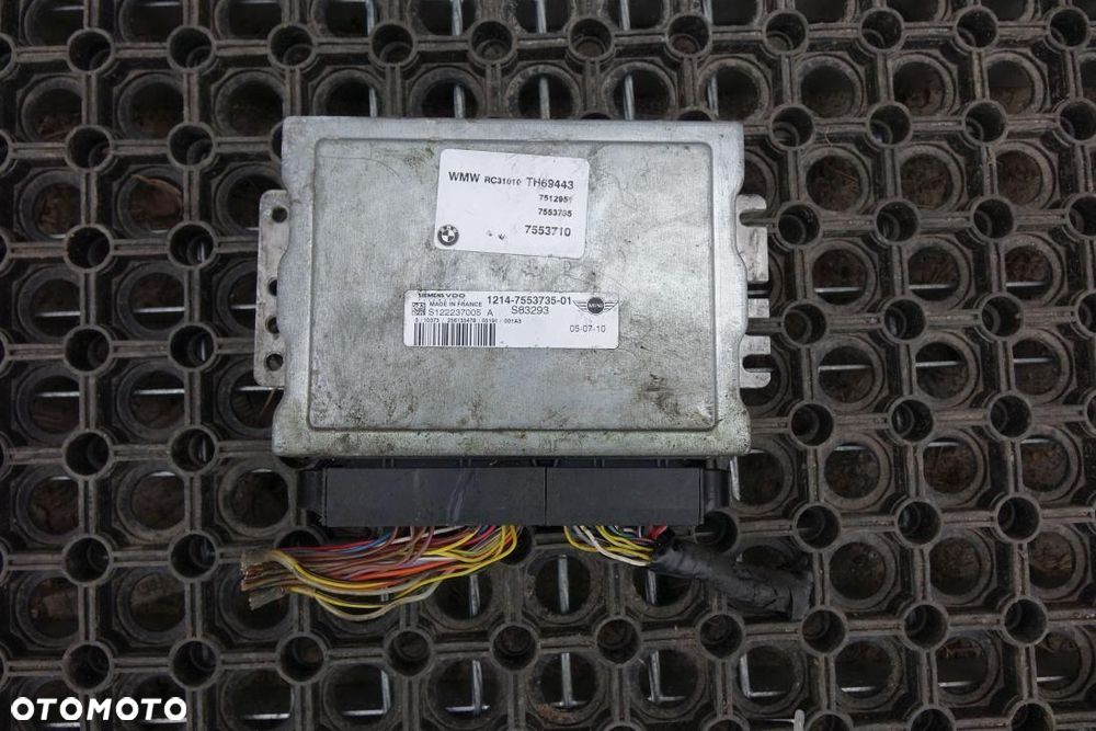 STEROWNIK SILNIKA KOMPUTER MINI COOPER 1214-7553735-01 - 2