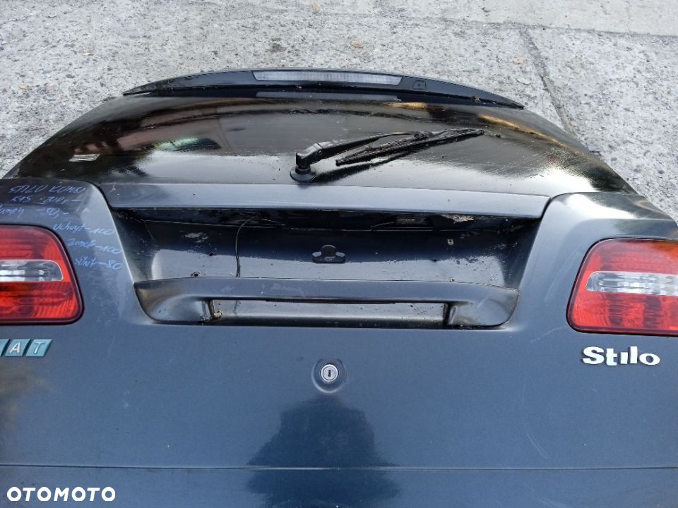 KLAPA TYLNA FIAT STILO KOMBI ZAMEK SILNICZEK LAMPA BLENDA - 6