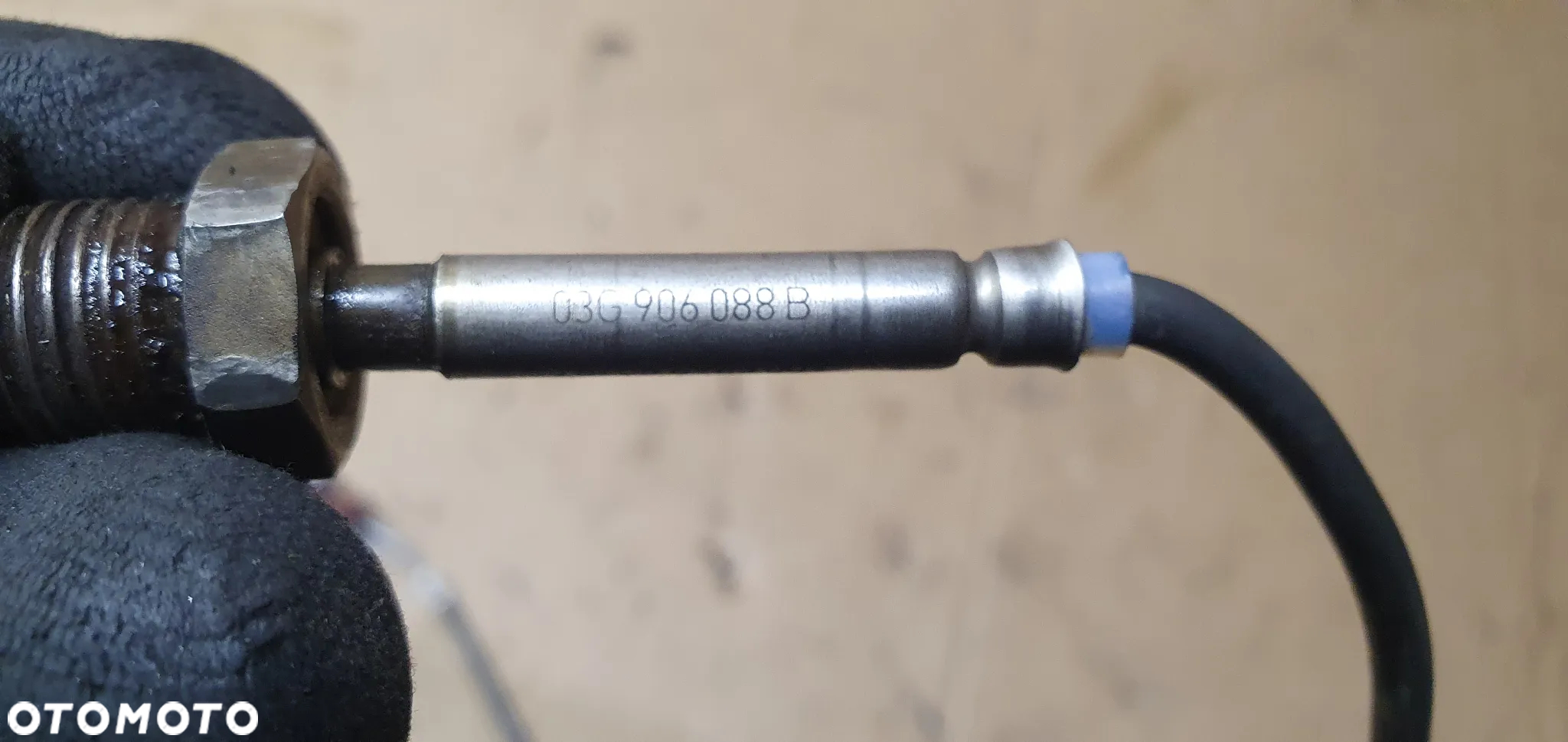 Czujnik temperatury spalin sonda VW Passat B6 3C0 2.0 TDI 03G906088B - 6