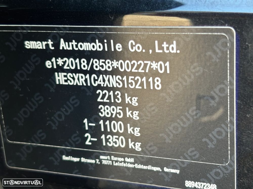 Smart #1 66 kWh Premium - 24