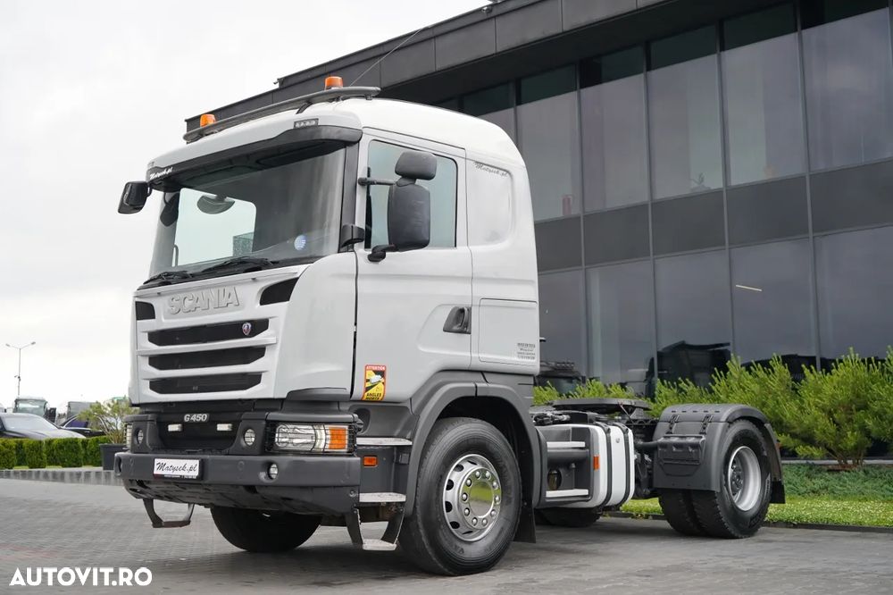 Scania G 450 / RETARDER / HIDRAULICĂ / CABINĂ JOSĂ / EURO 6 - 2