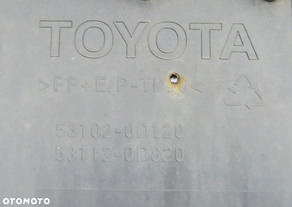 TOYOTA YARIS 3 III Lift. 2017 - 2020 zderzak kratka zaślepka przód ORYGINAŁ - 9