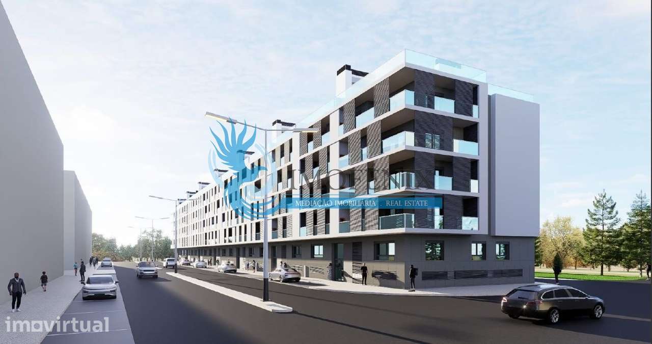 T2 novo em construção localizado no Montijo