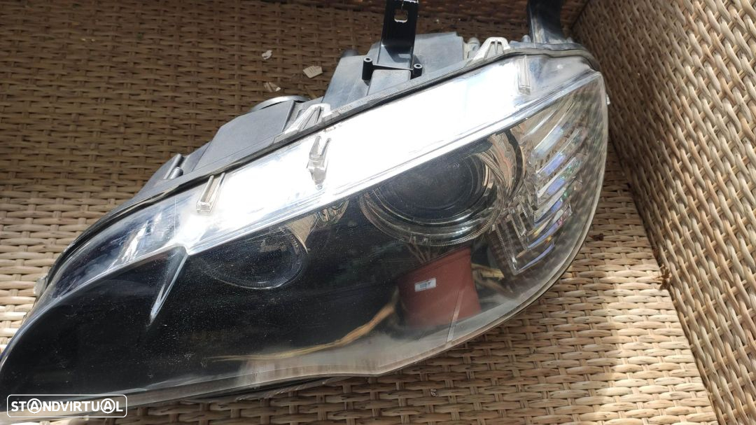 conjunto de faróis bi-xenon Direcionais BMW X6 E71 - 4