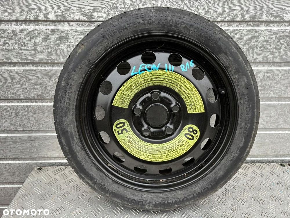 SEAT LEON III KOŁO DOJAZDOWE 5x112 R16 1K0601027AQ - 1
