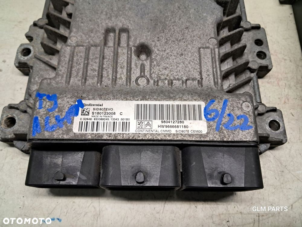 peugeot 308 ii t9 1.6 hdi zestaw startowy komputer bsi kluczyk - 11