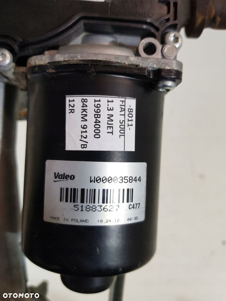 mechanizm wycieraczek 51883627 fiat 500l eur - 12