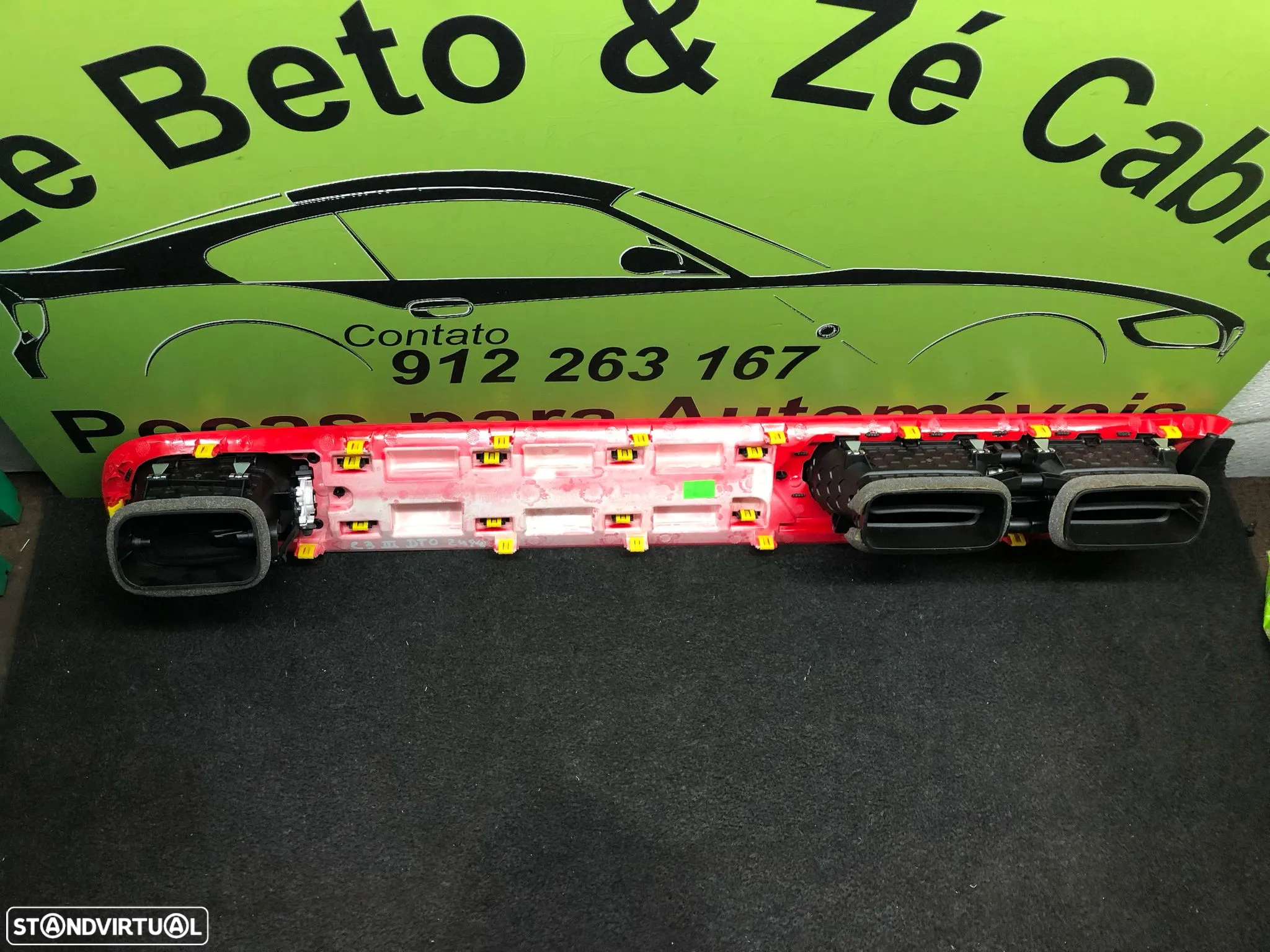 CITROEN C3 III FRISO TABLIER GRELHAS VENTILAÇÃO - Z494 - 5