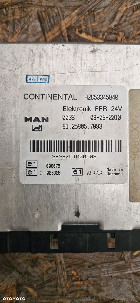 MAN TGX TGS STEROWNIK KOMPUTER FFR81.25805.7093 - 1