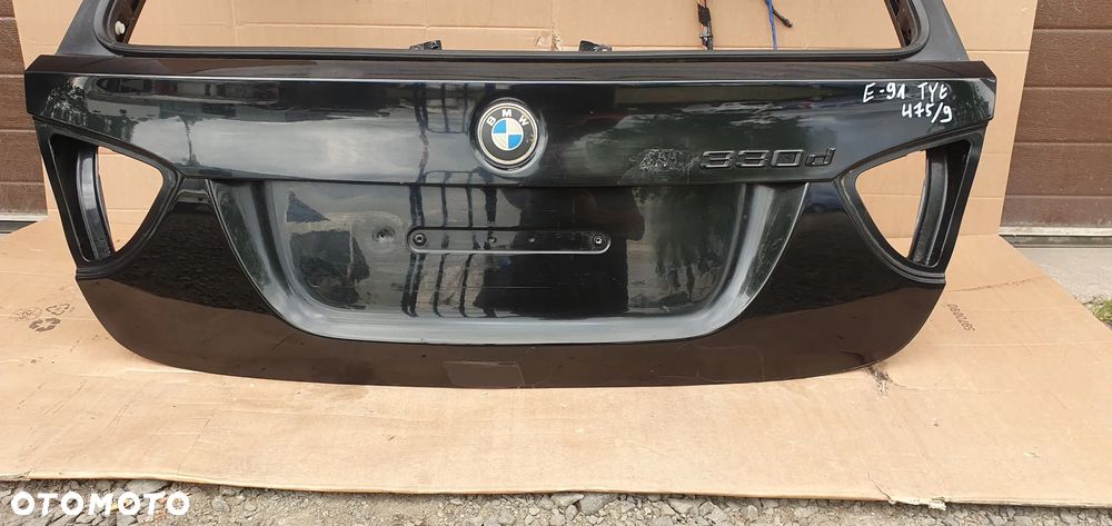 Klapa bagażnika tył tylna BMW 3 E91 475/9 Black Sapphire Metal - 3