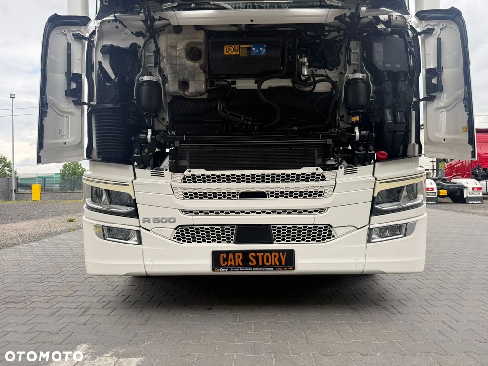 Scania R500/PODUSZKA P+T/NAVI/RETARDER/SKÓRY/FULL LED/SPROWADZONA/ - 16