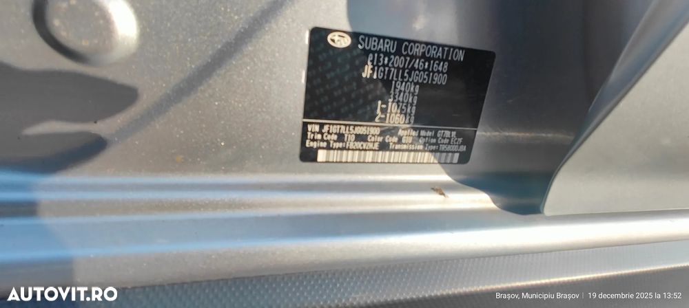 Subaru XV 2.0i CVT Style - 8