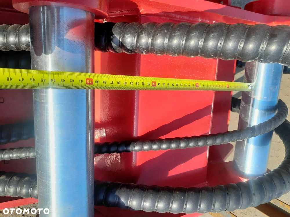 Mulczer hydrauliczny bębnowy, głowica kosząca, karczownik zarośli z pazurem do korzeni, leśny, waga 878kg NOWY!!! - 8