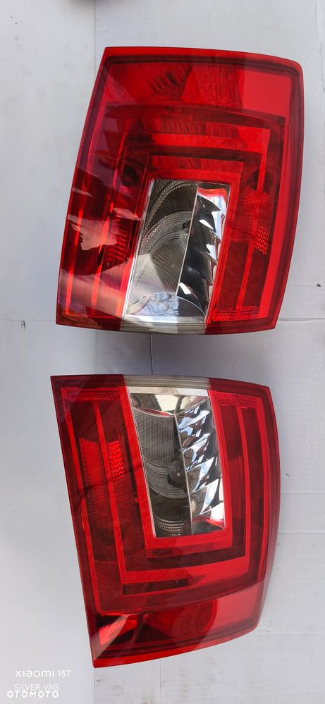Lampa lewa prawa Skoda Octavia III 3 LIFT KOMBI LED kompletna tylna tył oryginał - 10