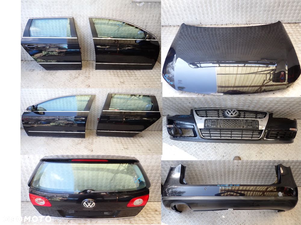 VW PASSAT B6 - ZDERZAK PRZÓD / TYŁ - MASKA - DRZWI LEWY PRZÓD/ TYŁ - DRZWI PRAWY PRZÓD/ TYŁ - KLAPA BAGAŻNIKA - 1