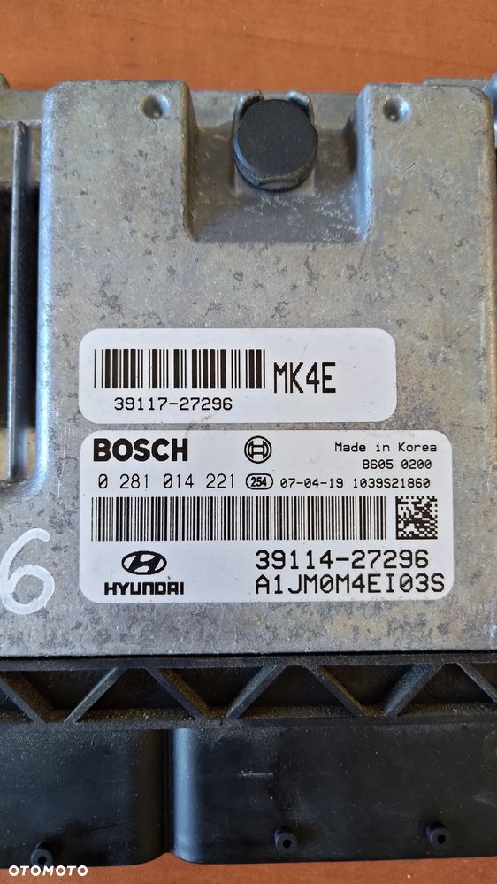 KOMPUTER STEROWNIK SILNIKA ECU HYUNDAI TUCSON KIA 0281014221 - 2