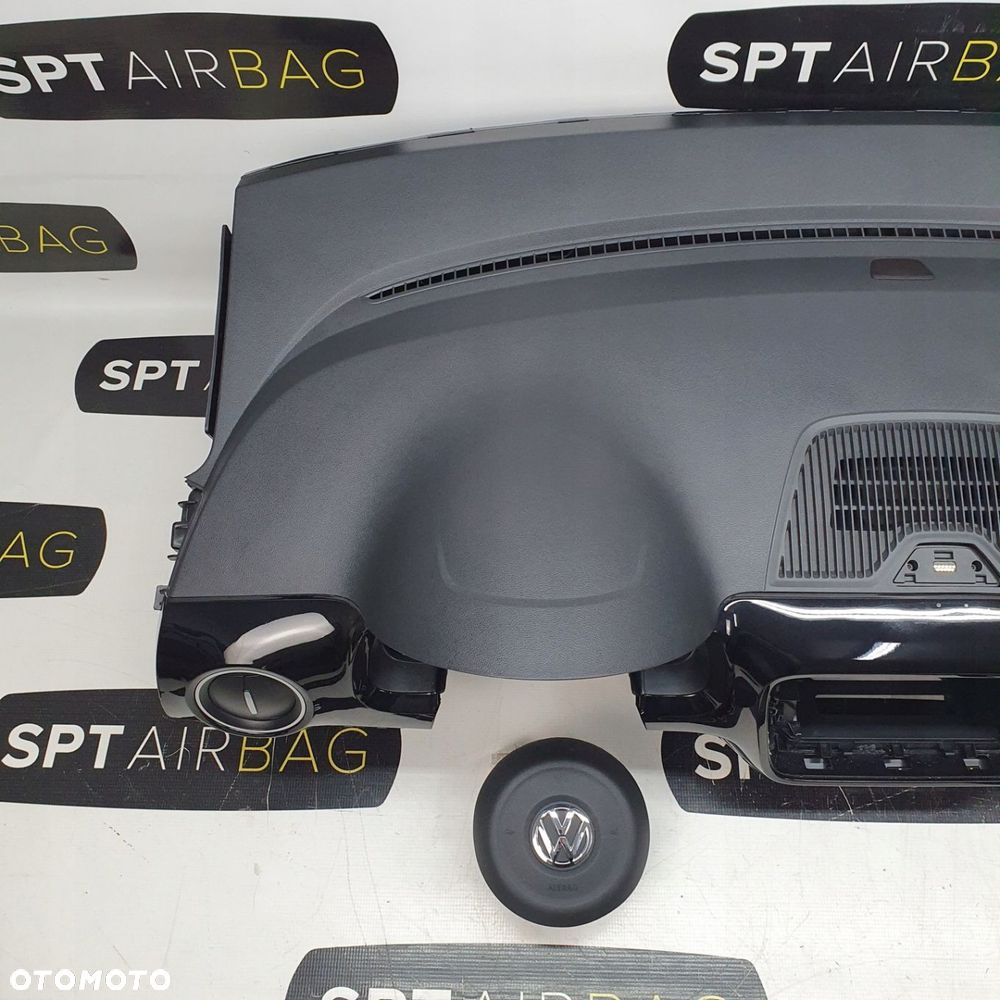 VW UP! UP DESKA ROZDZIELCZA KONSOLA KOKPIT PULPIT PODUSZKI AIRBAG AIR BAG PASY KIT SET - 2