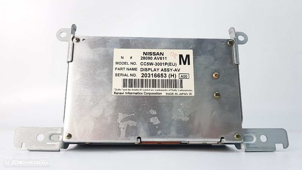 TELA/ECRÃ MULTIFUNÇÕES NISSAN PRIMERA BERLINA (P12) ACENTA - 2