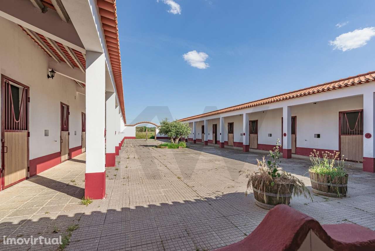 Propriedade no Alentejo criada para os aficionados d’arte equestre. - Grande imagem: 5/60