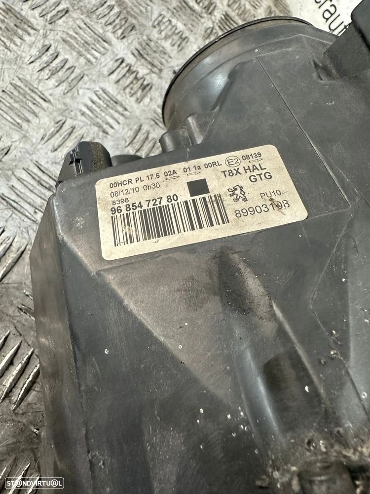 .Farol Otica Frente Frontal Esquerda Original PSA Peugeot 3008 MK1 9685472780 2009 - 2013 - 8