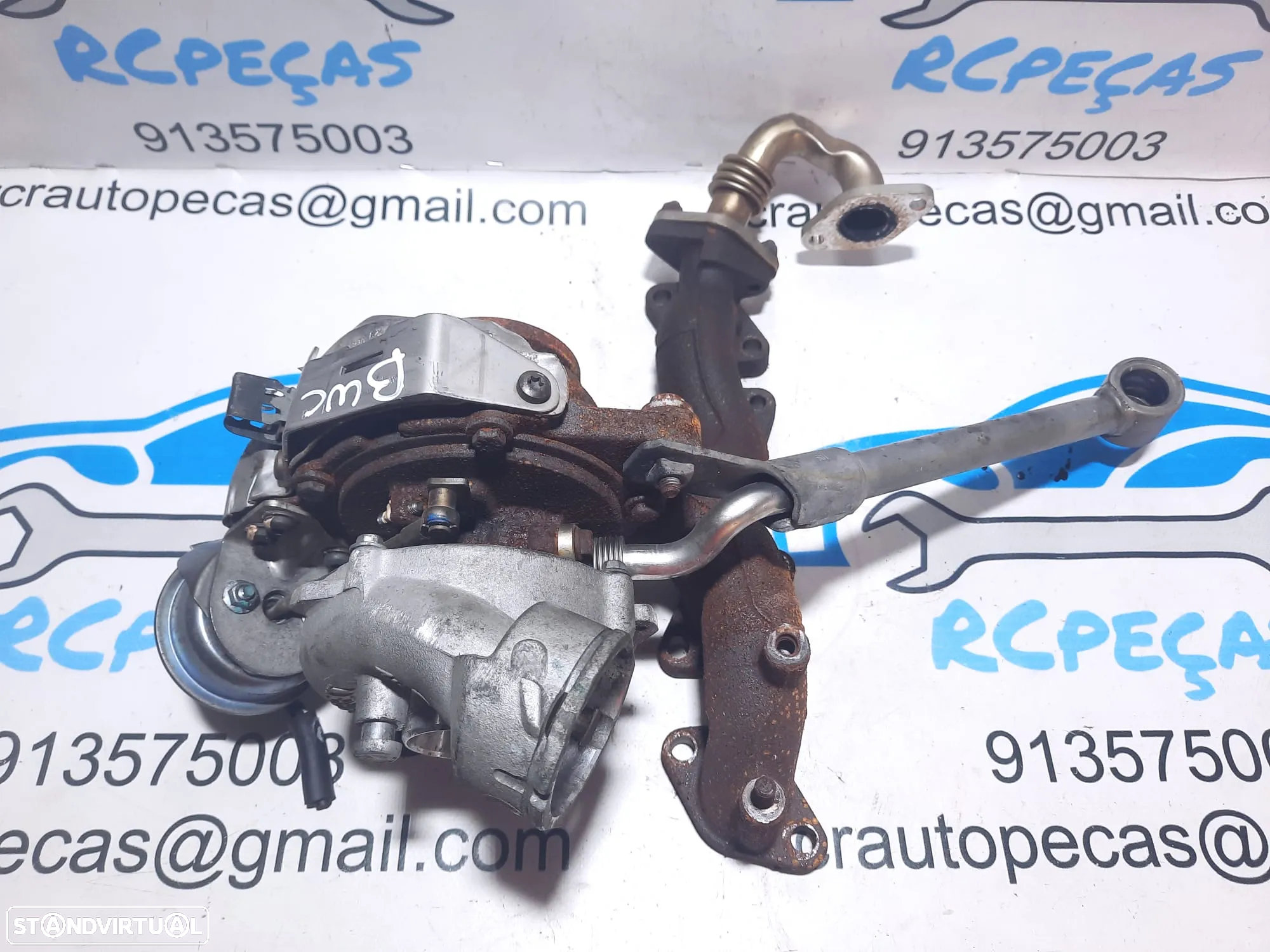 TURBO MITSUBISHI LANCER VIII 8 MK8 2.0 DI-D 16V 140CV BWC 03G253019R 03G253019 768652-0001 7686520001 768652 GRANDIS OUTLANDER - 4