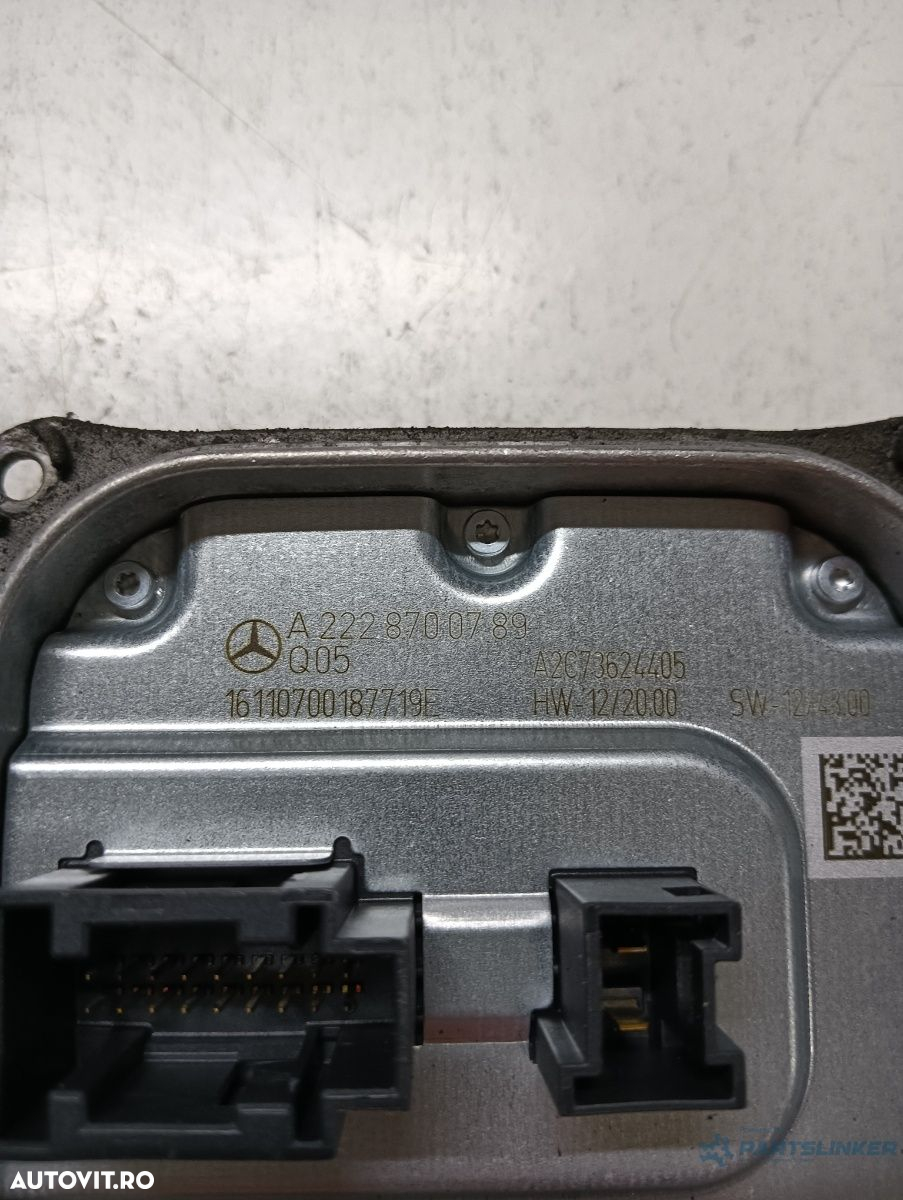 Balast xenon stanga fata MERCEDES-BENZ S-CLASS W222, V222, X222 2013 - > - 2