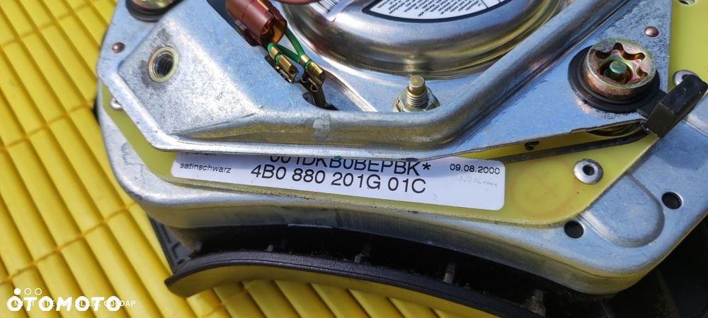 Kierownica Trójramienna Ładna Czarna Audi S6 4.2 Q 340 KW 2000 rok - 7