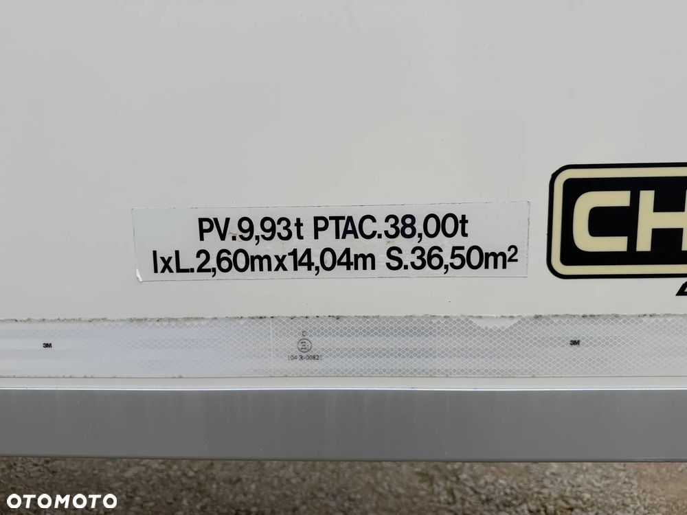 Chereau CSD-3 / INOGAM / 11.2013 / MULTITEMP - CARRIER VECTOR 1950MT - 20