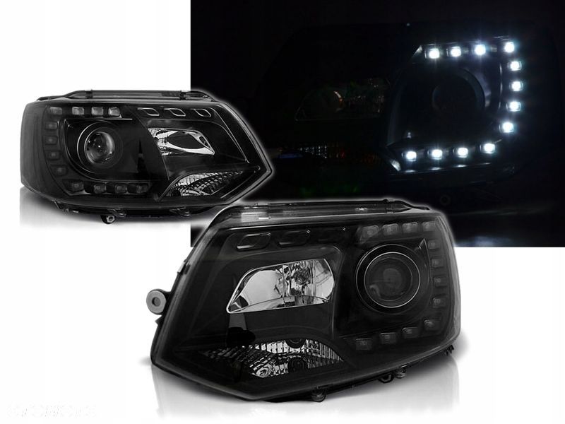 Lampy Reflektory VW T5 10-15 DO JAZDY DZIENNEJ - 1
