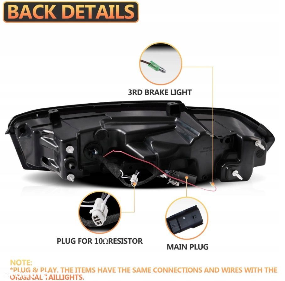 Lampy tyl kpl Full Led Vland Tuning Europa Chevrolet Camaro VI 6 Lift 19- - 10
