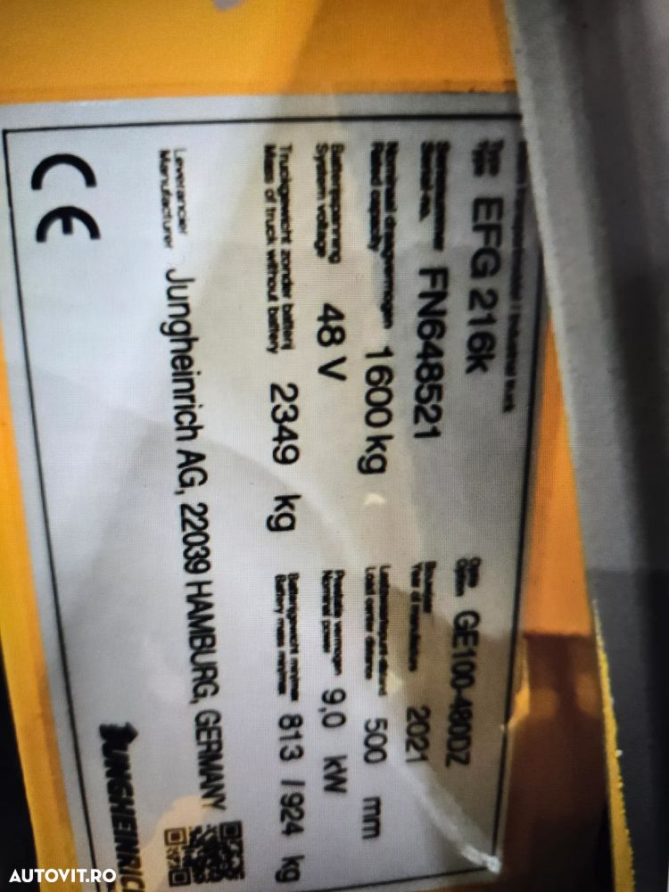 Jungheinrich 216 K - 7