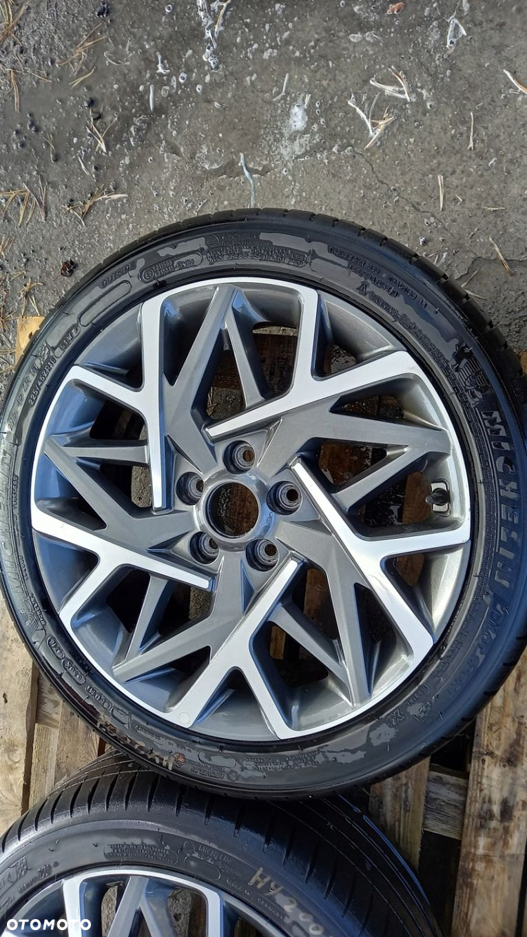 HYUNDAI KONA KOŁA FELGI ALUFELGI -225/45 R18 91 w-LATO 6 MM-JAK NOWE ET50 - 5